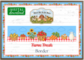 Farm Fresh Border – Printable Bulletin Board Border | Meet Me At the Barn Collection | Digital Download