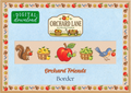Orchard Friends Printable Bulletin Board Border | The Orchard Lane Collection | Digital Classroom Decor